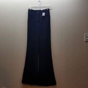 Wide leg black pants size zero